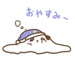 Panda at Rice cake sticker #9657390