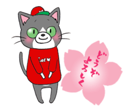 Hiroshima Cat 4 Spring sticker #9657535