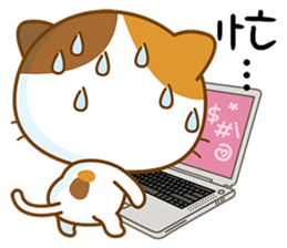 The cat Mimi sticker #9657739