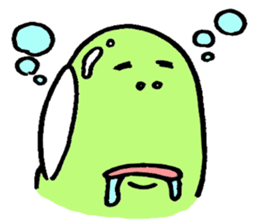 A green bean man. sticker #9657837