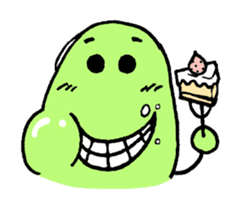 A green bean man. sticker #9657849