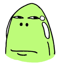 A green bean man. sticker #9657853