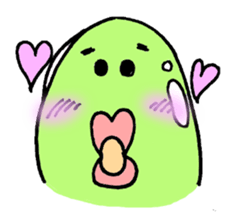 A green bean man. sticker #9657854