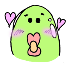 A green bean man. sticker #9657854