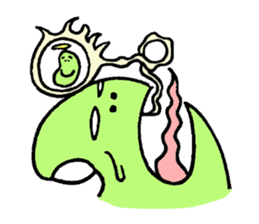 A green bean man. sticker #9657855