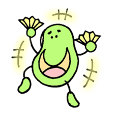 A green bean man. sticker #9657857