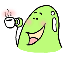 A green bean man. sticker #9657869