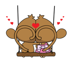 Happy monkeys2 sticker #9657912