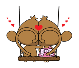 Happy monkeys2 sticker #9657912