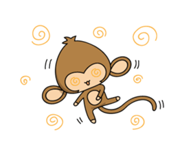 Happy monkeys2 sticker #9657937