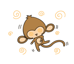 Happy monkeys2 sticker #9657937
