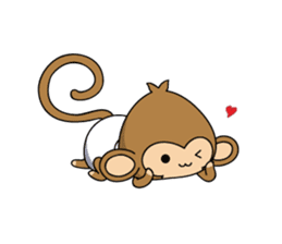 Happy monkeys2 sticker #9657943