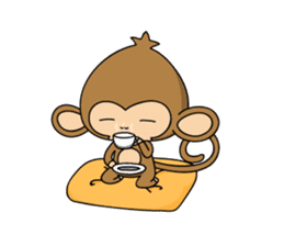 Happy monkeys2 sticker #9657946