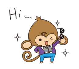 Happy monkeys2 sticker #9657950