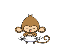 Happy monkeys2 sticker #9657951