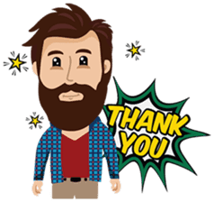 Mr. Hipster sticker #9657995