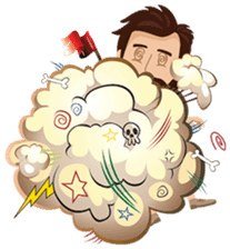 Mr. Hipster sticker #9658031