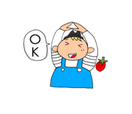 A beautician of the strawberry sticker #9659394