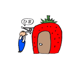 A beautician of the strawberry sticker #9659407