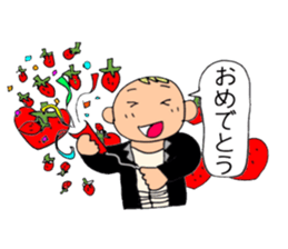 A beautician of the strawberry sticker #9659415