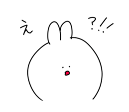 rabbit is enjoying 5 sticker #9659446