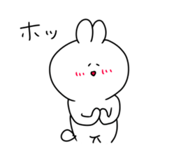 rabbit is enjoying 5 sticker #9659447