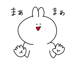 rabbit is enjoying 5 sticker #9659459