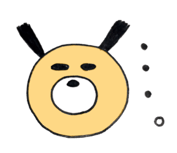 Surreal dog, sticker of ginta! sticker #9660019