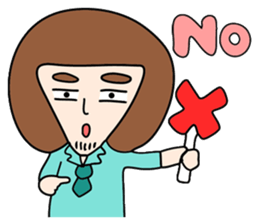 Bobby - Funny Salary Man sticker #9660647