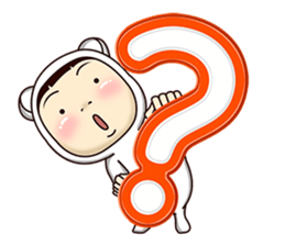 Girlfriend wearing white tights sticker #9660716