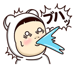 Girlfriend wearing white tights sticker #9660738