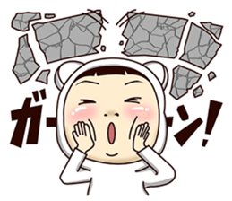 Girlfriend wearing white tights sticker #9660750