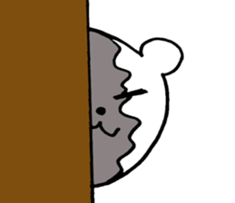 White bear !! sticker #9661172