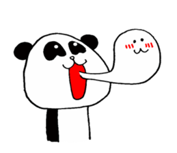 Dehe panda sticker #9661242