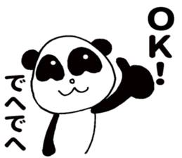 Dehe panda sticker #9661265