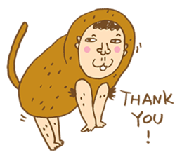 Peanut Monkey sticker #9661434