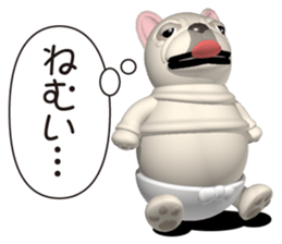 Cheerful french bulldog sticker #9661833