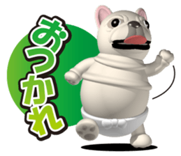 Cheerful french bulldog sticker #9661845