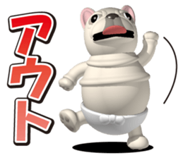 Cheerful french bulldog sticker #9661857