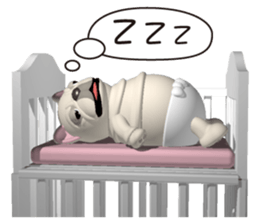 Cheerful french bulldog sticker #9661871