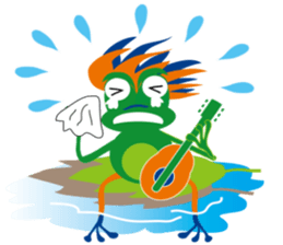 FROG ROCK sticker #9662282