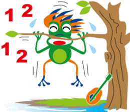 FROG ROCK sticker #9662298