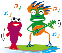 FROG ROCK sticker #9662301