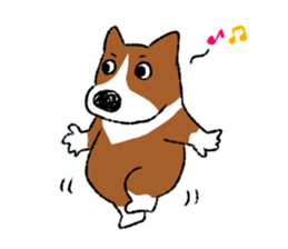 Welsh Corgi  miruku sticker #9662436