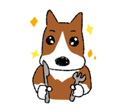 Welsh Corgi  miruku sticker #9662454