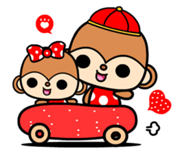 The Winwin monkey ( New year ) sticker #9662509