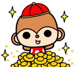 The Winwin monkey ( New year ) sticker #9662511