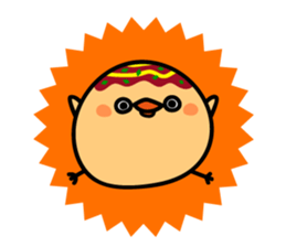octopus ball sparrow 3 sticker #9662515