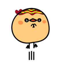 octopus ball sparrow 3 sticker #9662516