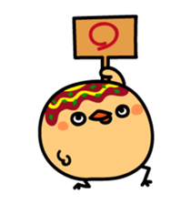 octopus ball sparrow 3 sticker #9662521